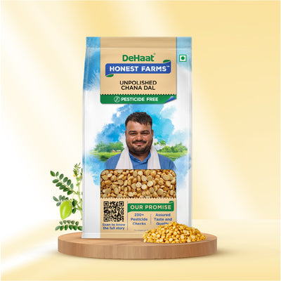 Unpolished Chana Dal (Unpolished) - Pesticide Free