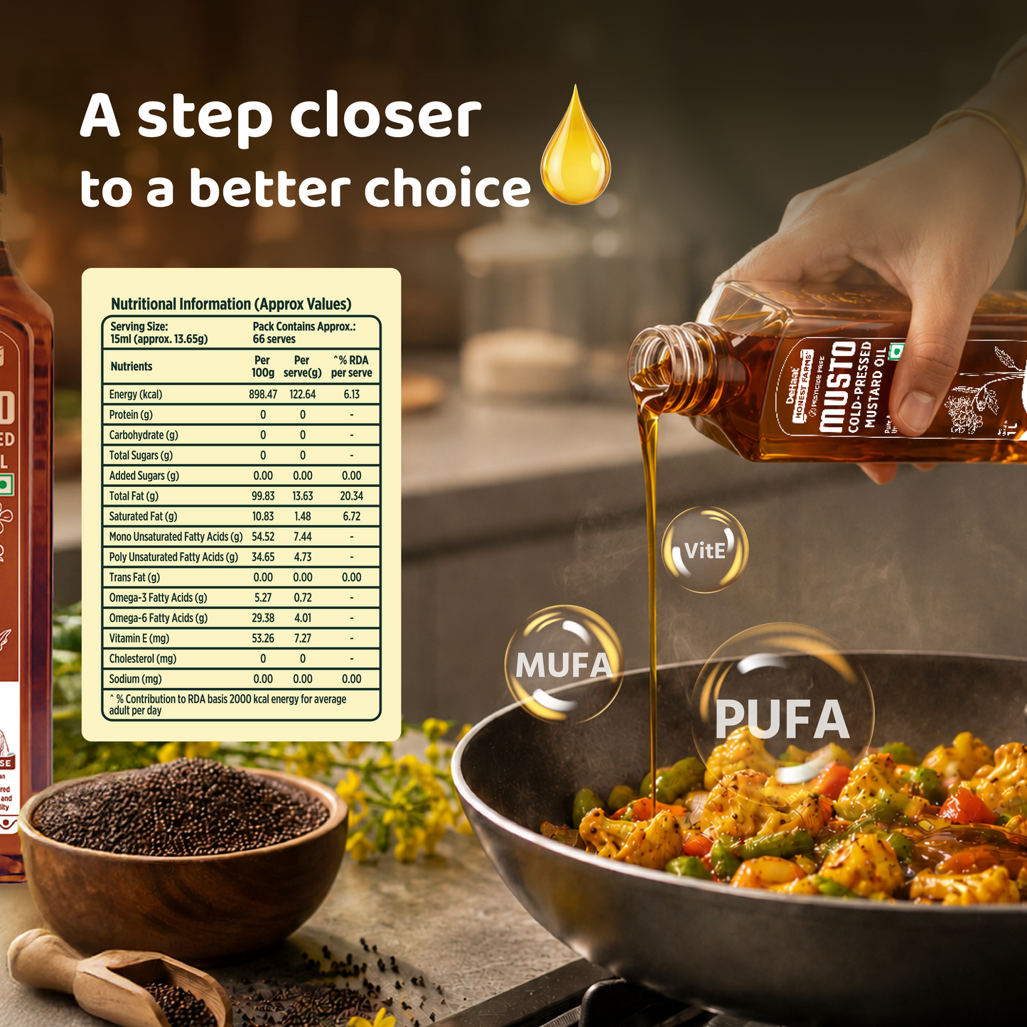 Musto Cold-Pressed Mustard Oil