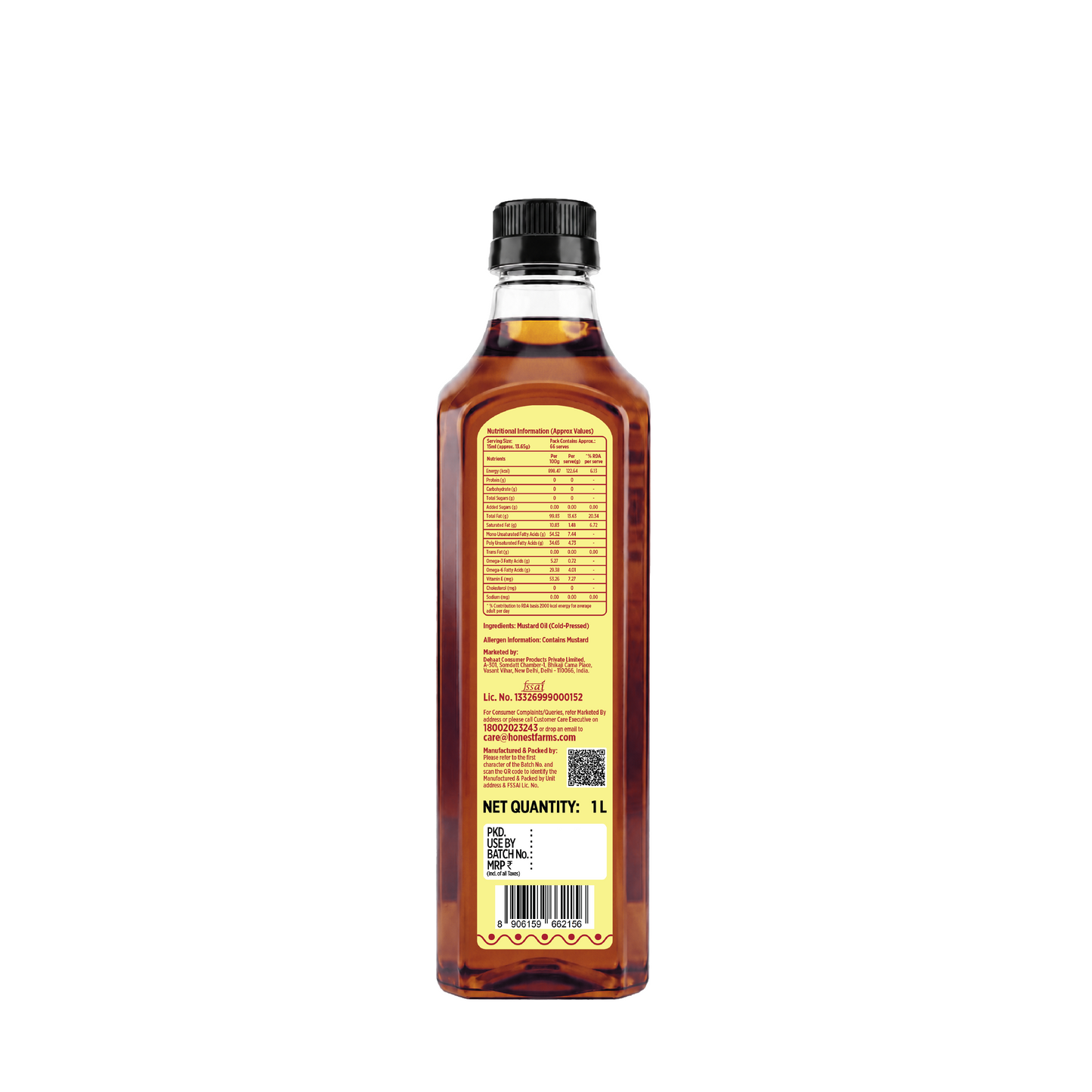 Musto Cold-Pressed Mustard Oil