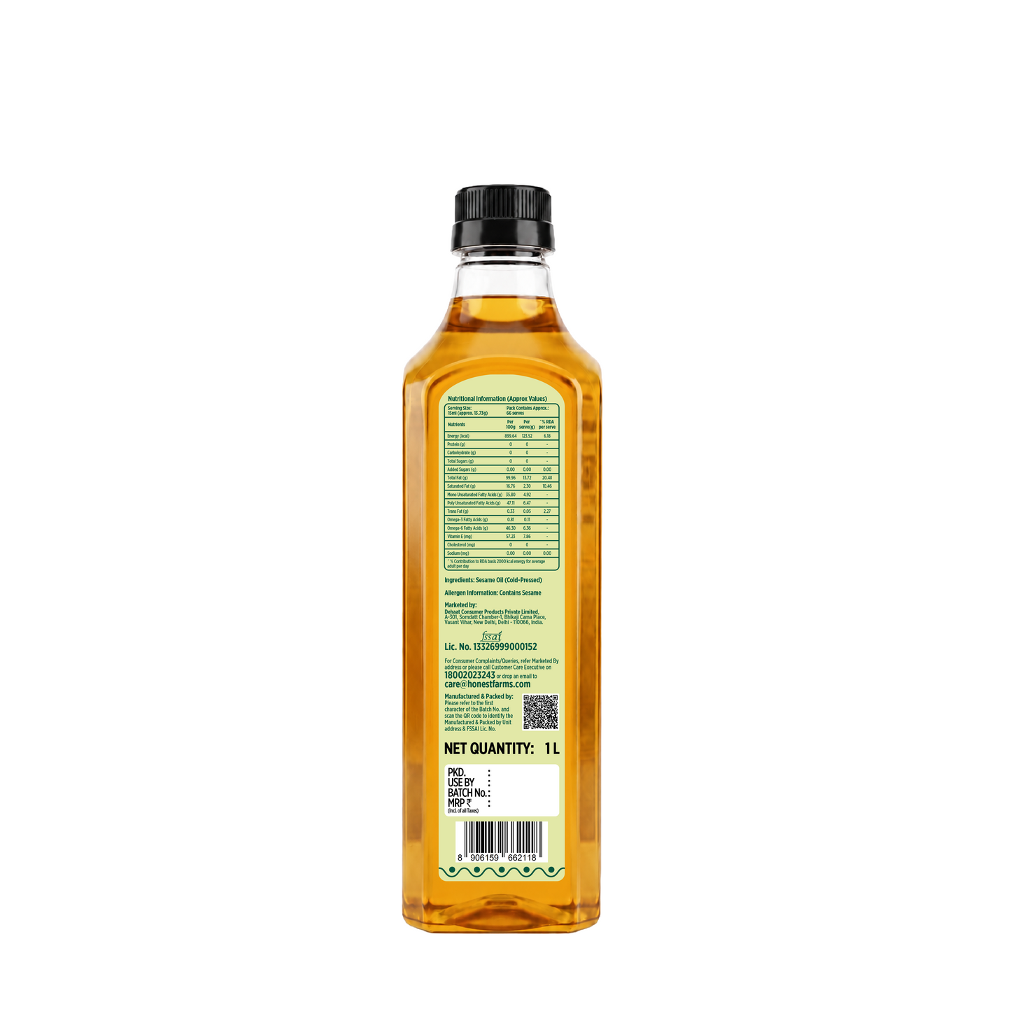 Seso Cold-Pressed Sesame Oil