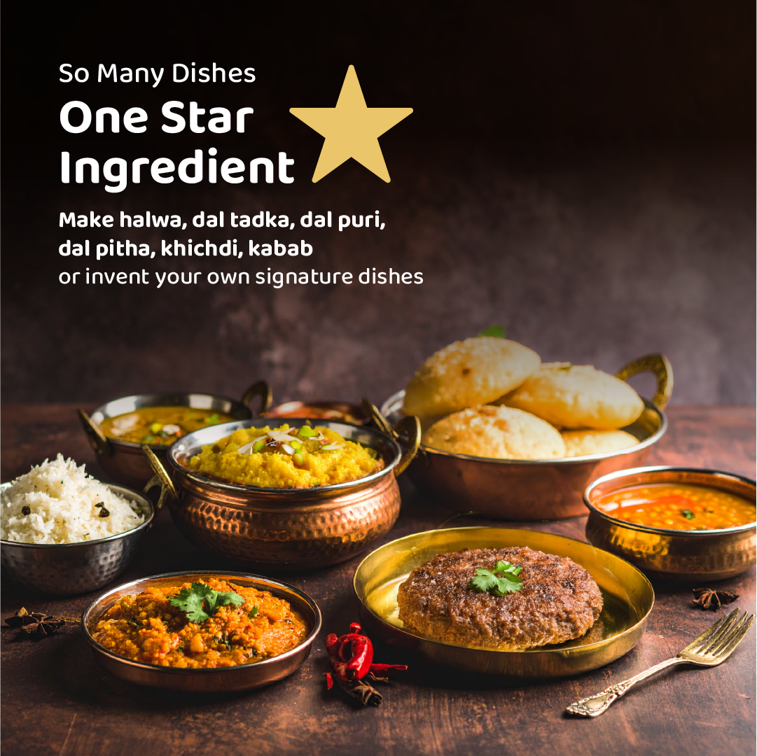 Unpolished Chana Dal (Unpolished) - Pesticide Free