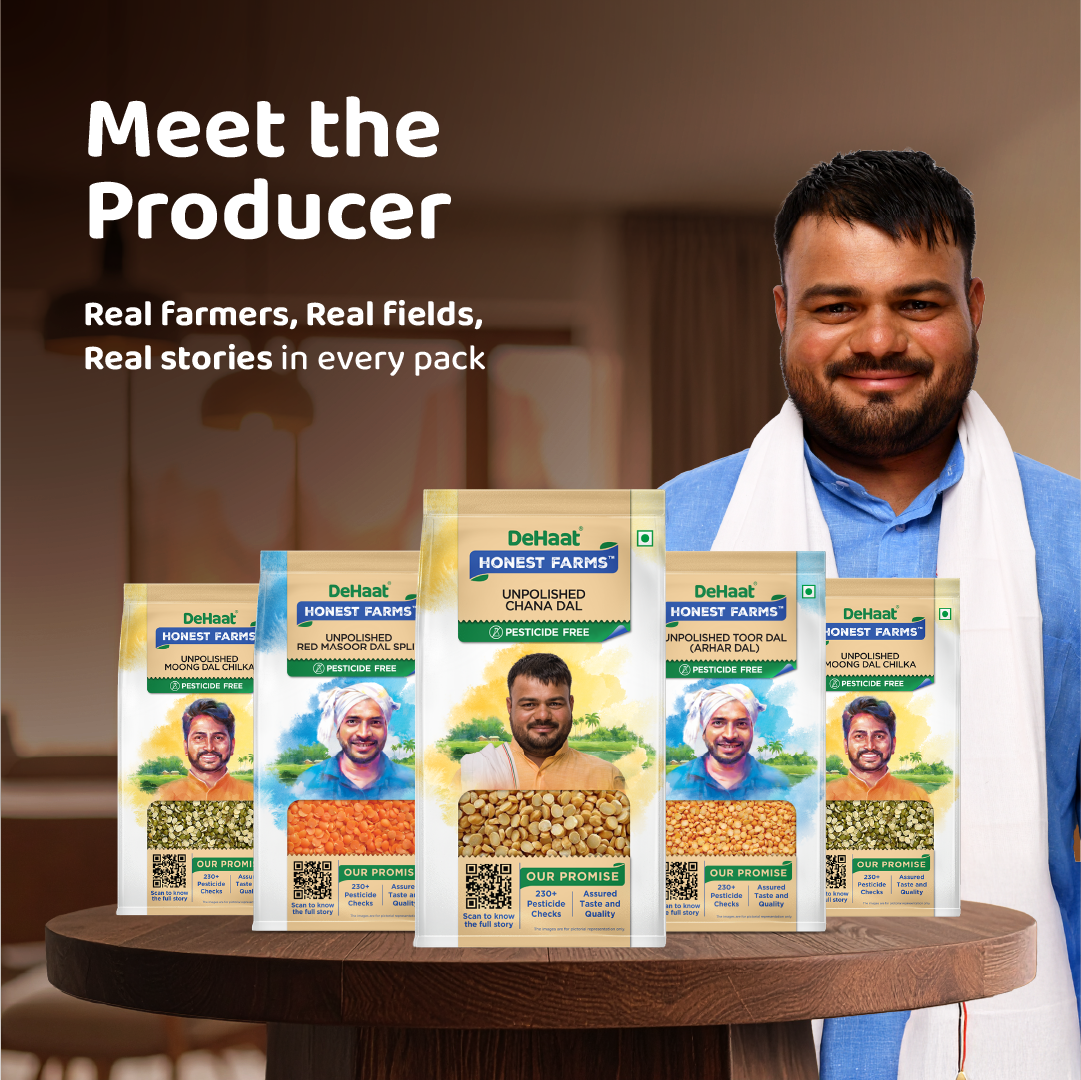 Unpolished Chana Dal (Unpolished) - Pesticide Free