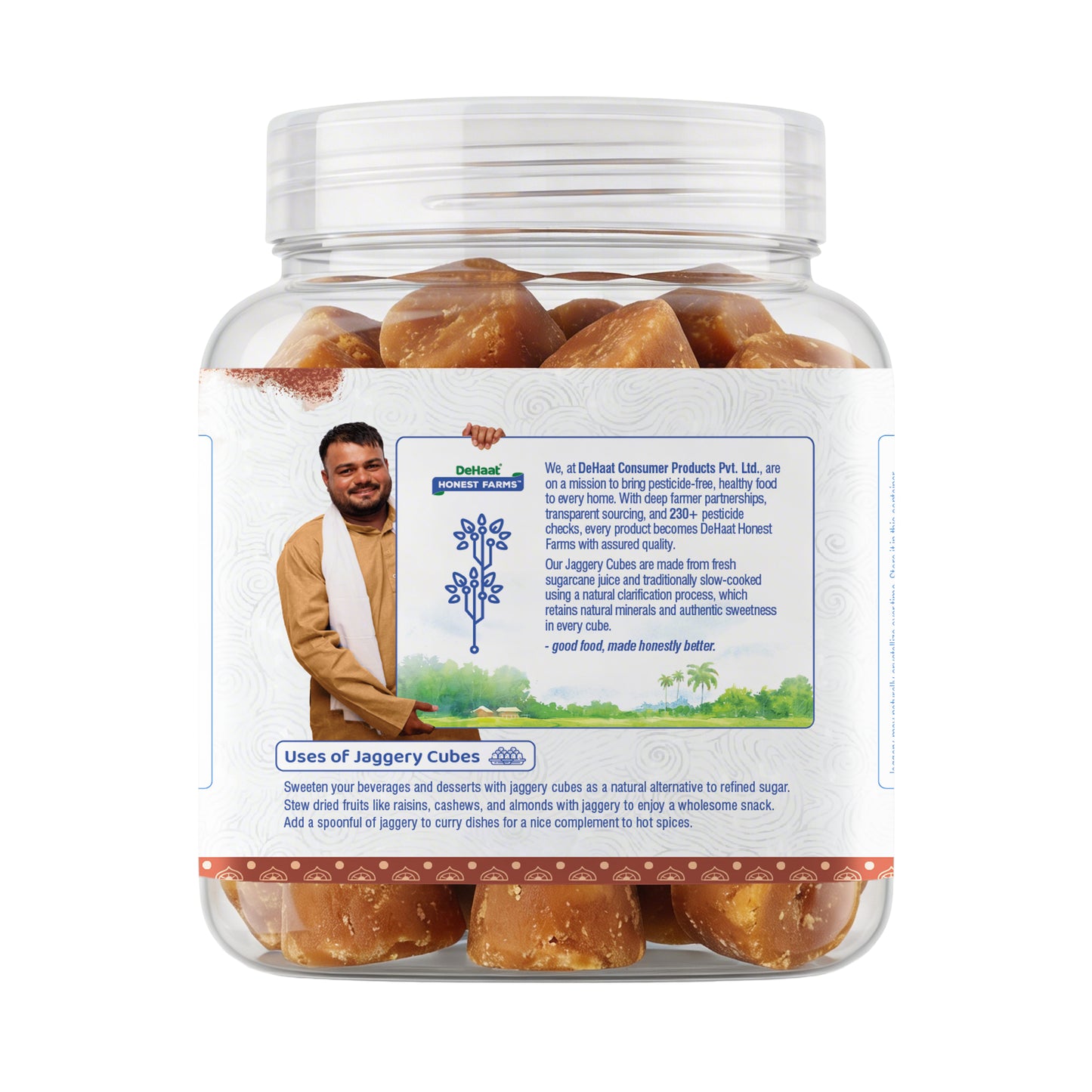 Pesticide-Free Jaggery (Gur) Cubes