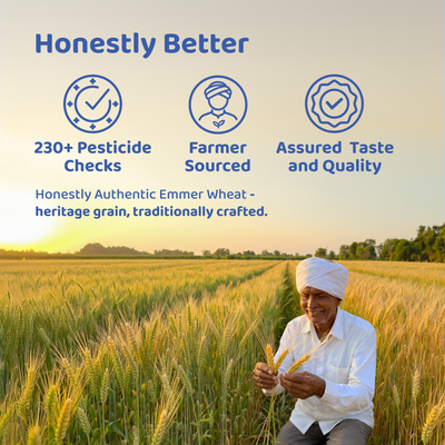 Pesticide Free Stone Ground Khapli Atta