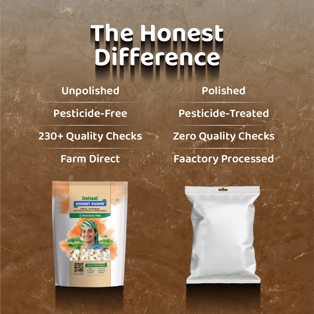 Phool Makhana - Premium Mithila Makhana Pesticide Free