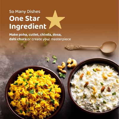 Poha Thick (Premium Navsari Poha)
