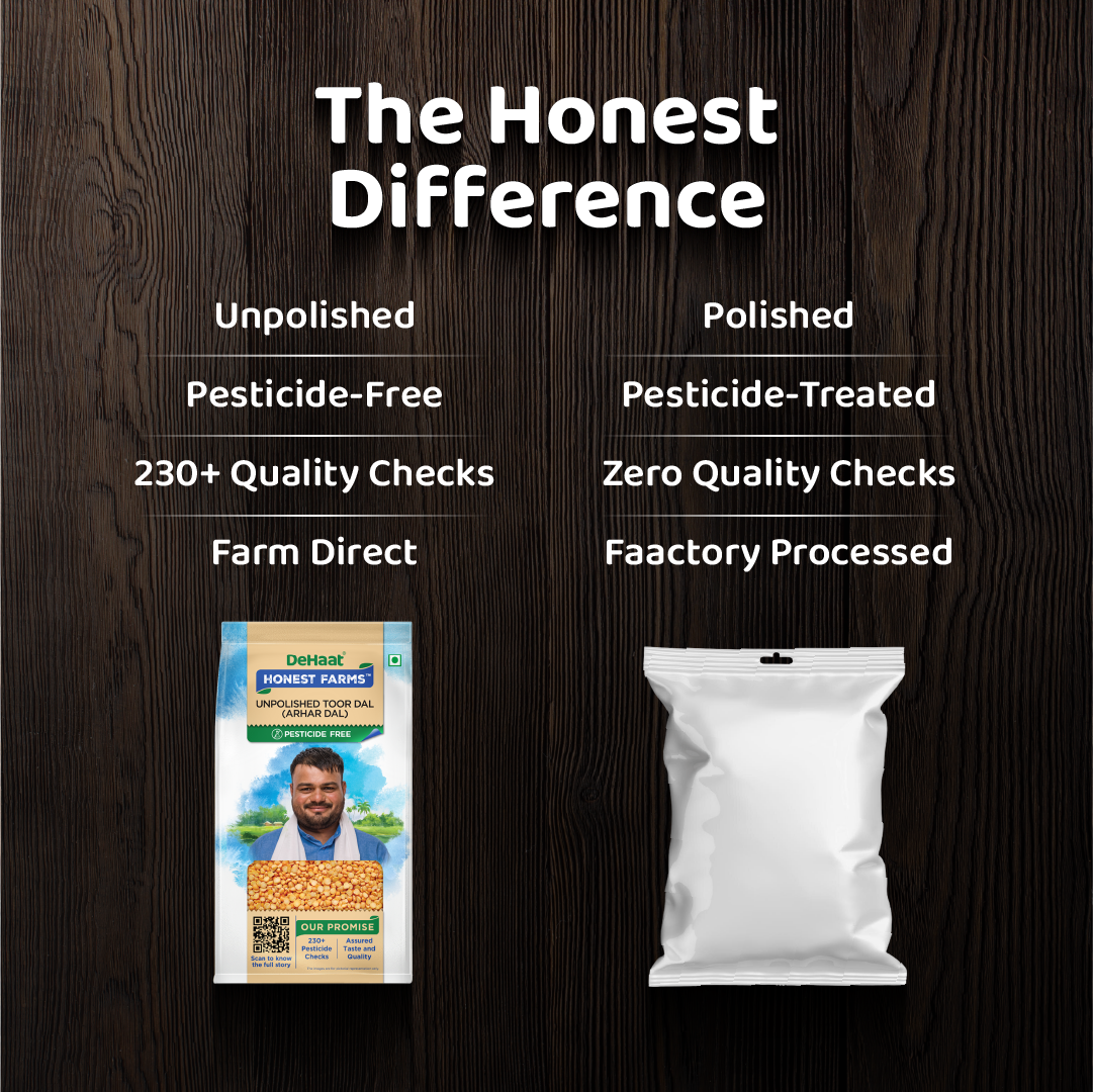 Toor Dal / Arhar Dal (Unpolished) - Pesticide Free