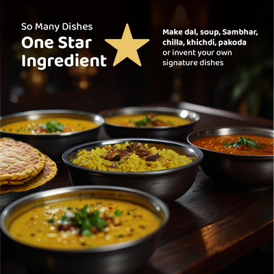 Toor Dal / Arhar Dal (Unpolished) - Pesticide Free