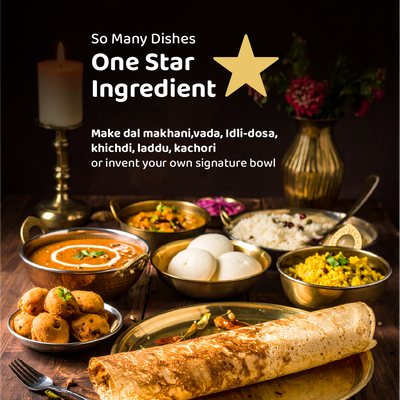 Urad Dal (Unpolished) - Pesticide Free