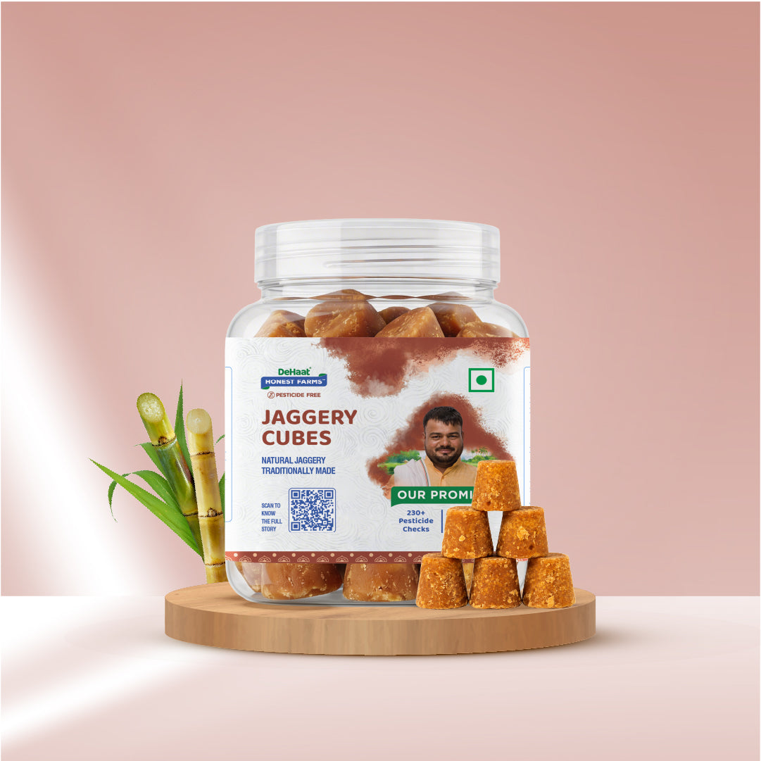 Pesticide-Free Jaggery (Gur) Cubes