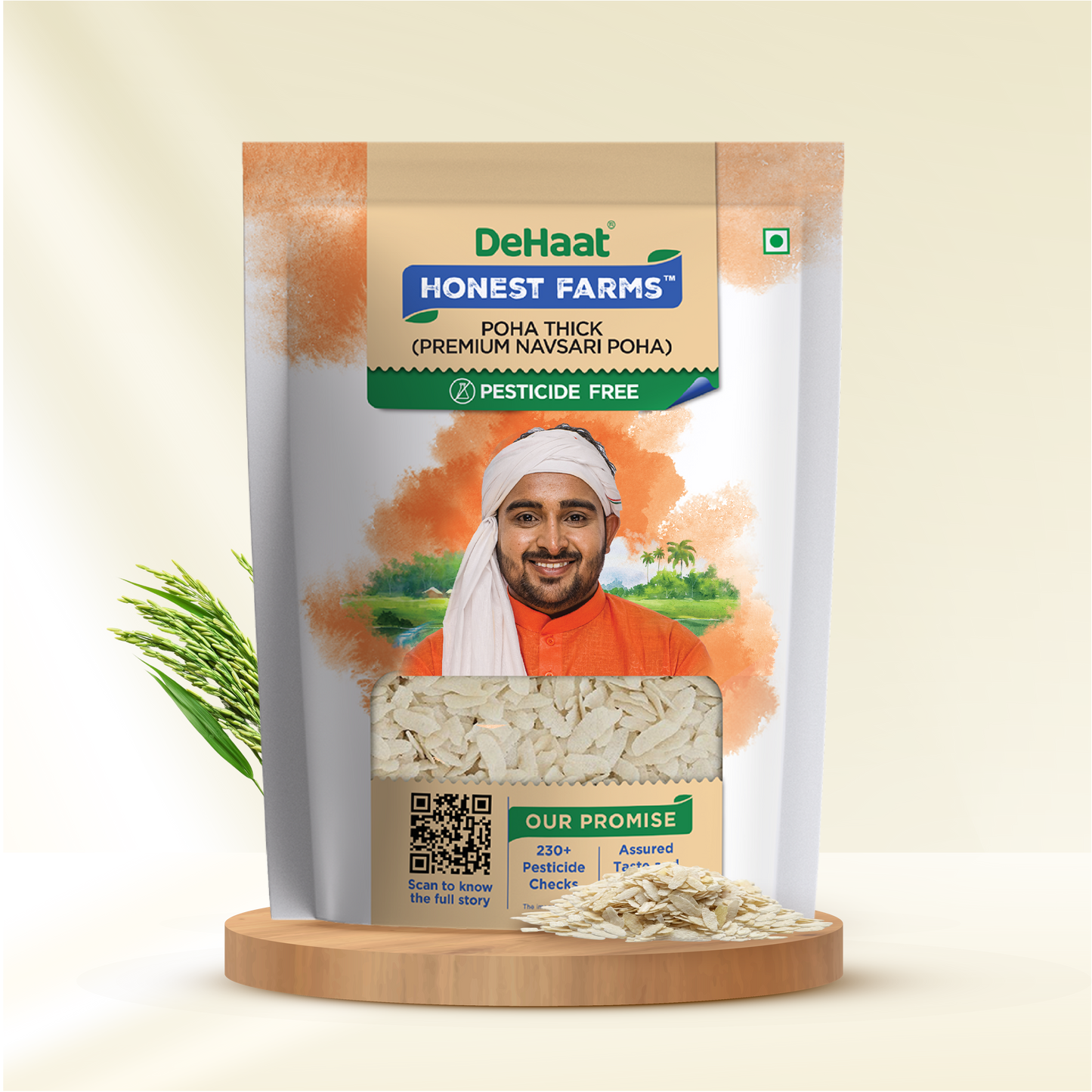 Poha Thick (Premium Navsari Poha)