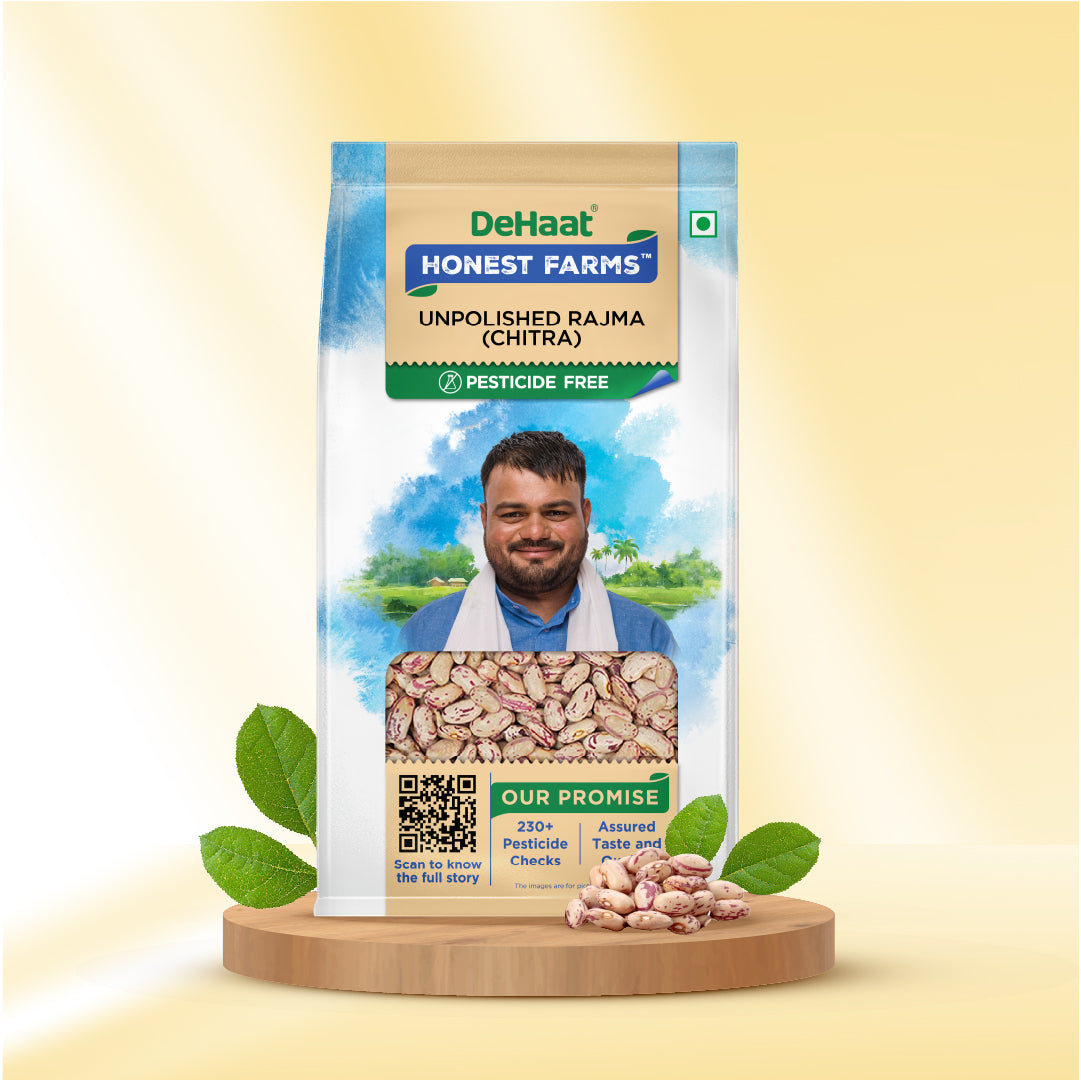 Rajma Chitra (Unpolished) - Pesticide Free