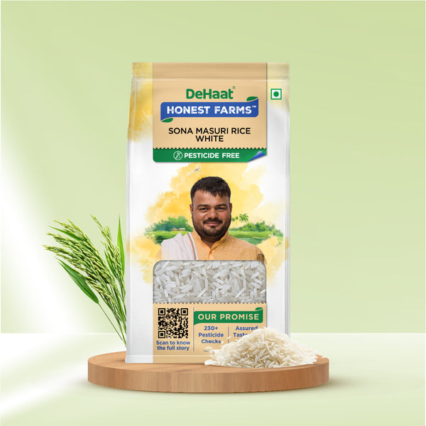 Sona Masuri White Rice - Pesticide Free